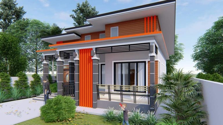 แบบบ้านชั้นเดียวสวยทันสมัย 3 ห้องนอน 2 ห้องน้ำ สไตล์โมเเดิร์นฟังก์ชั้น ...