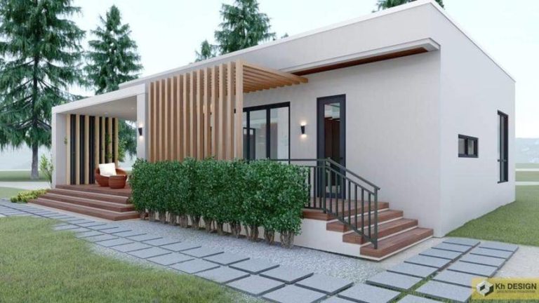 ไอเดียแบบบ้านทันสมัย 3 ห้องนอน 1 ห้องน้ำ พื้นที่ใช้สอย 147 ตร.ม. ...