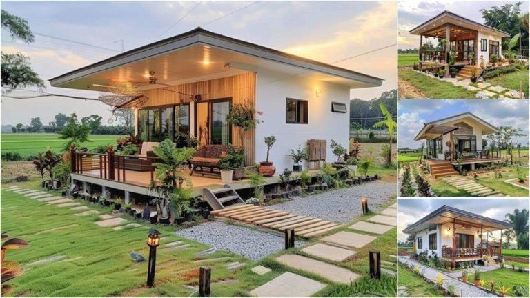 ไอเดียบ้านหลังเล็กกะทัดรัด ทำเป็นบ้านสวนหรือบ้านตากอากาศ | ไอเดียสร้างบ้าน
